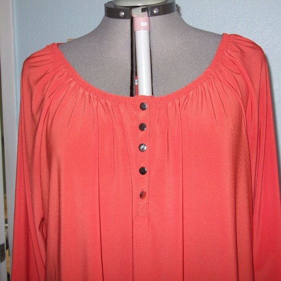 🔥SALE🔥 Notations Woman Plus Size 2X Blouse Shirt - Picture 2 of 8